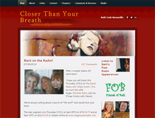 Tablet Screenshot of closerthanyourbreath.com